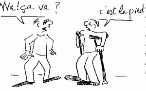 Cartoon "C'est le pied" par Michel Froget