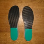 Paire de semelles equipée d'une nouvelle lame en carbone