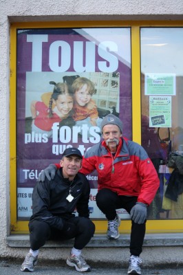 Téléthon 2009 - Thierry Adeline et Pierre Gagnière à Barrault